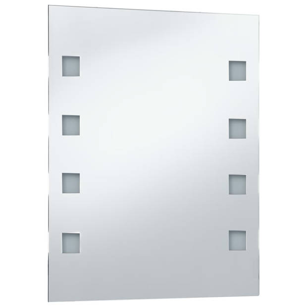 vidaXL Badkamerspiegel LED 50x60 cm