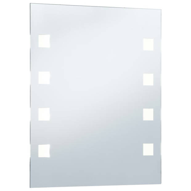 vidaXL Badkamerspiegel LED 50x60 cm