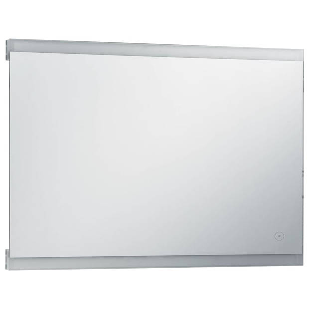 vidaXL Badkamerspiegel LED met aanraaksensor 100x60 cm