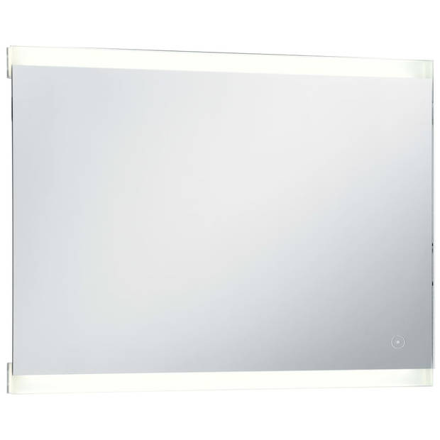 vidaXL Badkamerspiegel LED met aanraaksensor 100x60 cm