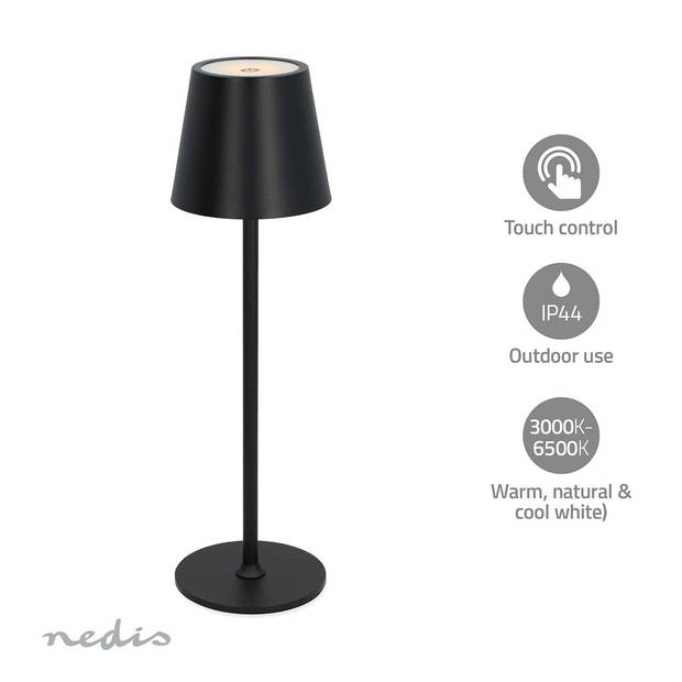 Nedis LED-Tafellamp - LTOUT05BK