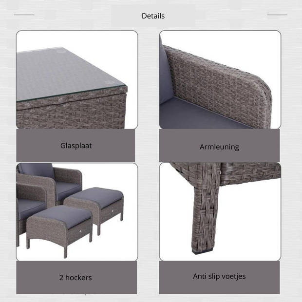 Tuinset - Tuinmeubels - Tuinmeubelen - Tuinstoel - Tuintafel - Loungeset