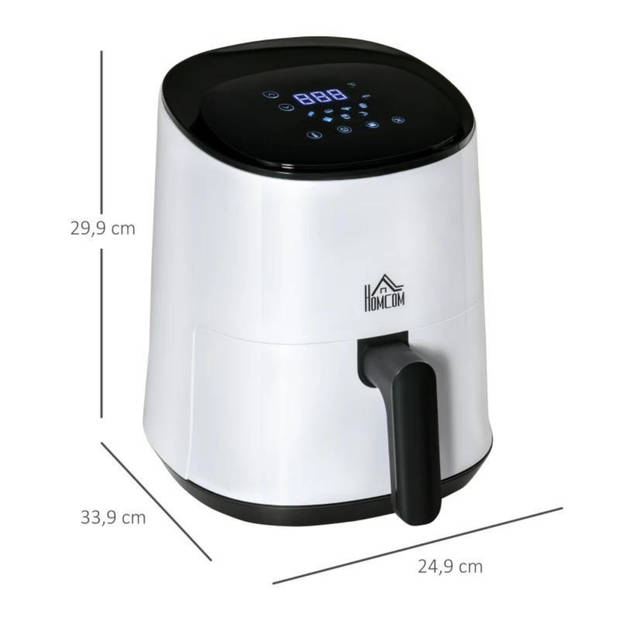 Airfryer - Friteuse - Frituurpan - 2,5 L - 1300W