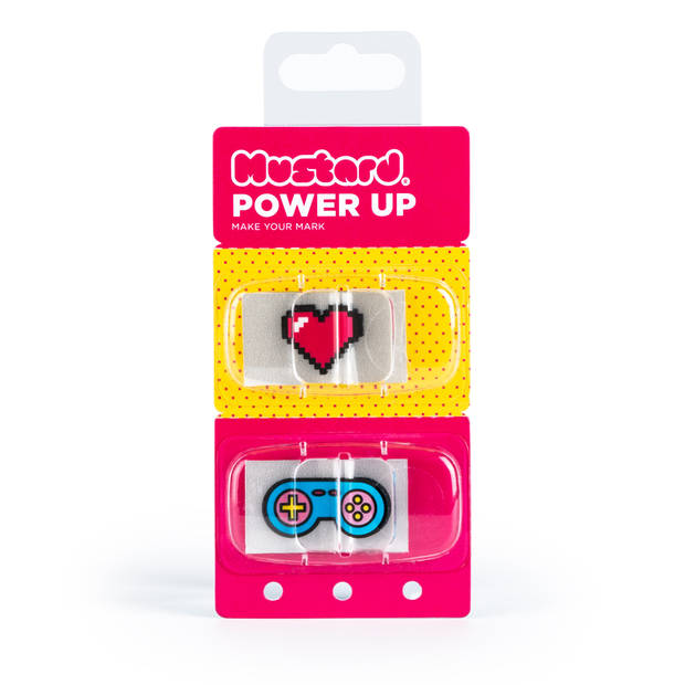 Mustard - Power Up Pagina Markers Set van 100 Stuks - Kunststof - Multicolor