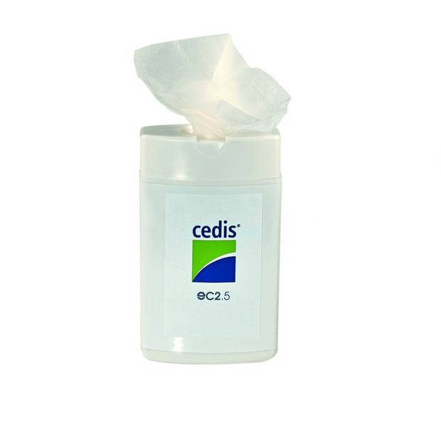 CEDIS EC2.5 reinigingsdoekjes EC2.5 25 stuks in dispenser