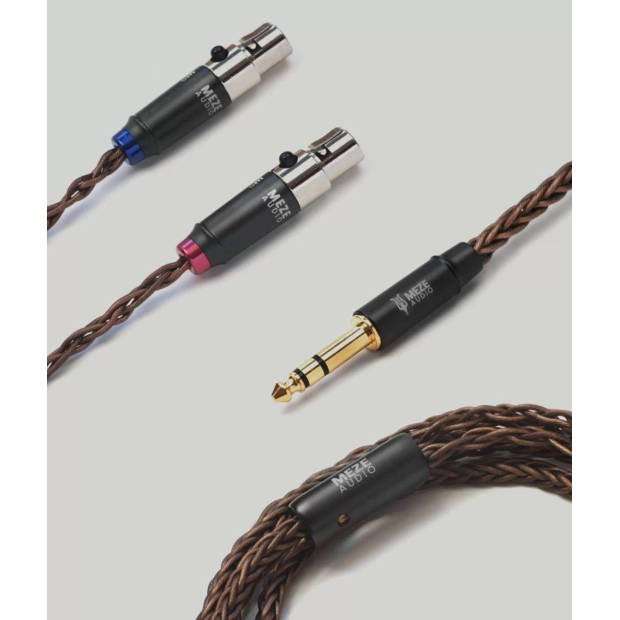 Meze Audio Mini-XLR PCUHD kabels Copper/Silver (3,5mm-2,5mm-4,4mm-6,35mm-4PIN)