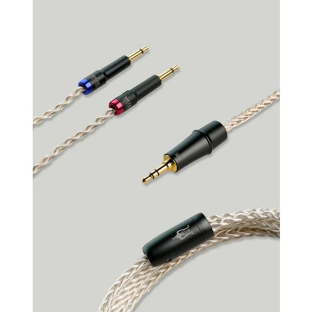 Meze Audio Mono 3.5 mm PCUHD kabels Copper/Silver (3,5mm-2,5mm-4,4mm-6,3mm-4PIN)