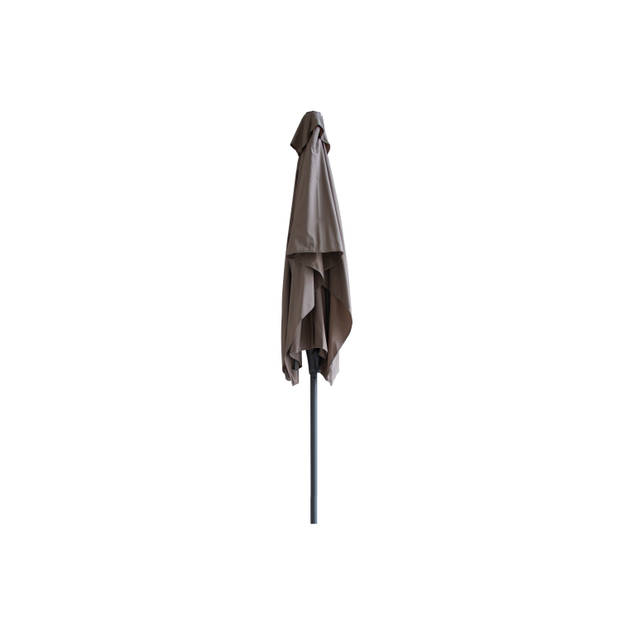 4gardenz® Parasol Rechthoek 150x250cm Kantelbaar Balkonparasol Taupe