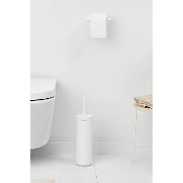 MindSet toiletborstel met houder - Mineral Fresh White