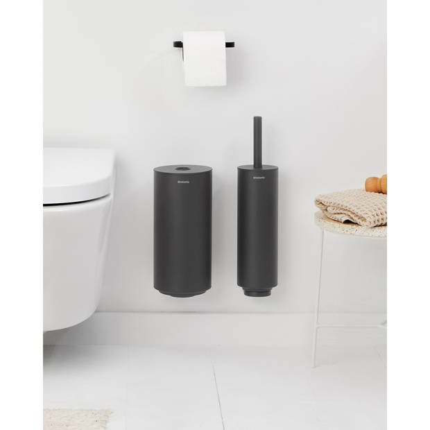 MindSet toiletaccessoires, set van 3 - Mineral Infinite Grey