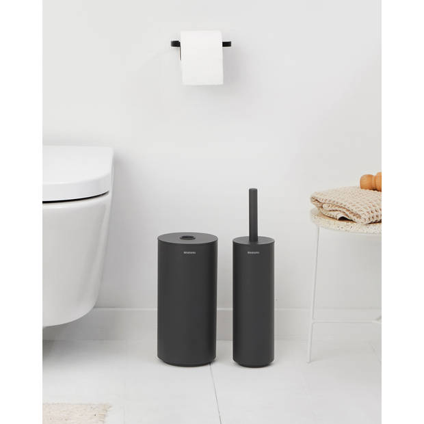MindSet toiletaccessoires, set van 3 - Mineral Infinite Grey