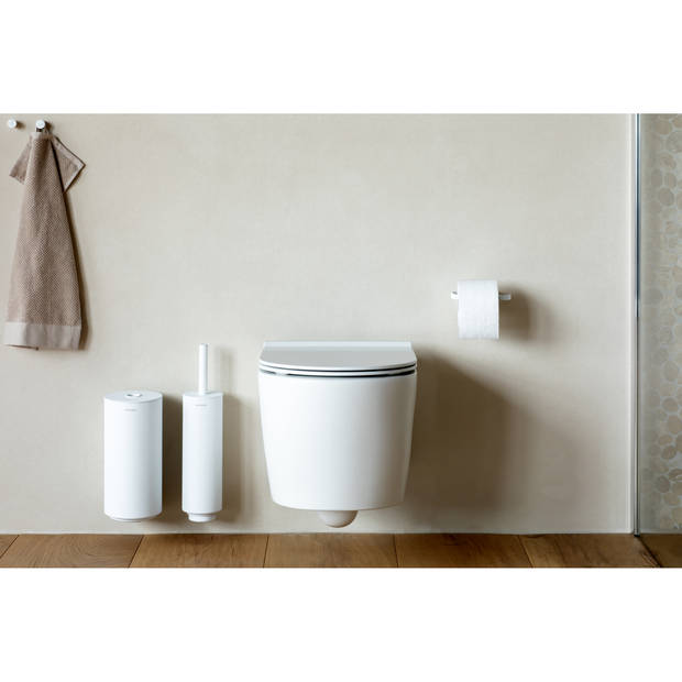 MindSet toiletaccessoires, set van 3 - Mineral Fresh White