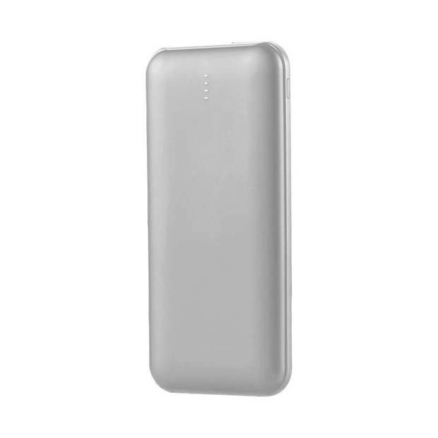 V-TAC VT-3527-S Power Banks met LED-scherm - Zilveren behuizing - 10000mAh