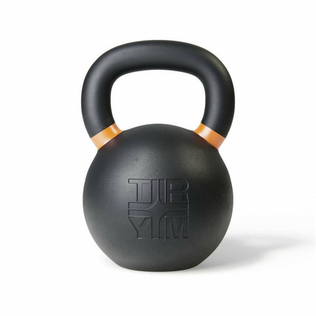 TRYM Kettlebell - Gietijzer - Zwart - 28 kg