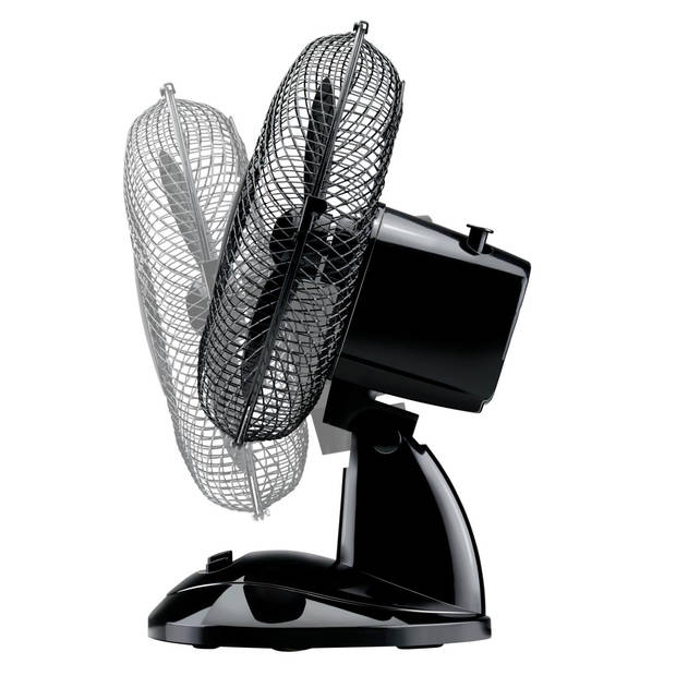 Lifetime Air Tafelventilator 23W - Ventilator voor Tafel en Bureau - met Handvat, 2 Snelheden en Kantelbare Functie
