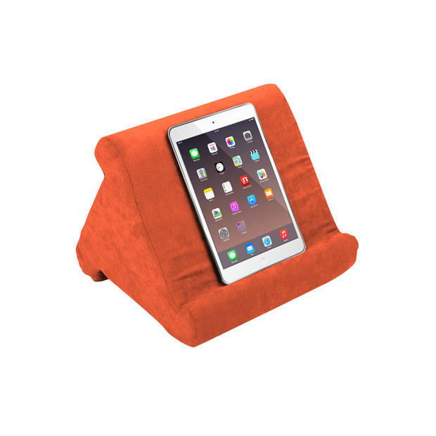 Tablethouder, tablet e-reader smartphone kussen pillow pad standaard, Oranje