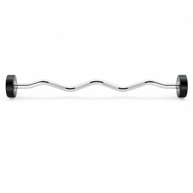 TRYM Halterstang - Vaste Halter - Curlbar - EZ-curl - Gietijzer - CPU - 10 kg