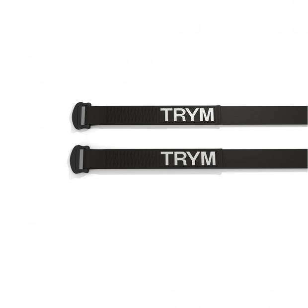 TRYM Gymringen - Set van 2 - Turnringen - Gymnastiek ringen - Zwart