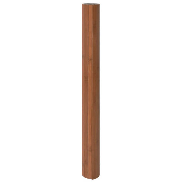 vidaXL Vloerkleed rechthoekig 100x400 cm bamboe bruin