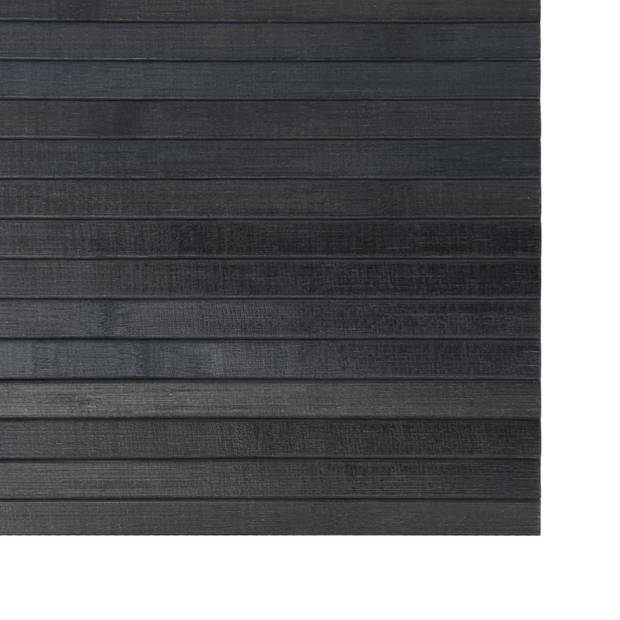 vidaXL Vloerkleed rechthoekig 70x500 cm bamboe grijs