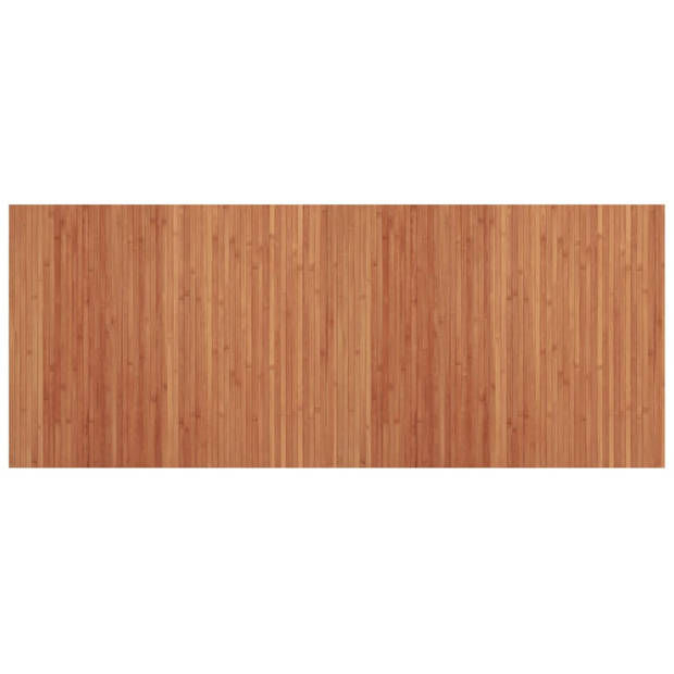 vidaXL Vloerkleed rechthoekig 80x200 cm bamboe bruin