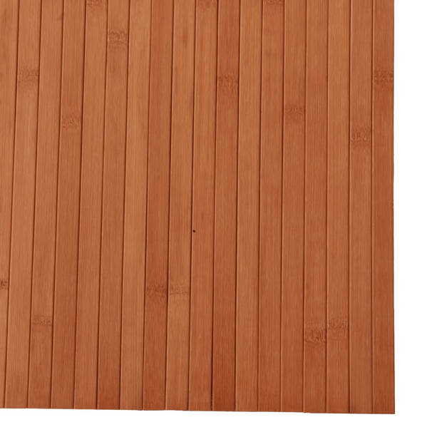 vidaXL Vloerkleed rechthoekig 80x200 cm bamboe bruin