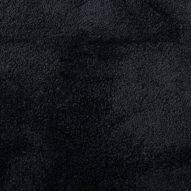 vidaXL Vloerkleed OVIEDO laagpolig 80x250 cm zwart