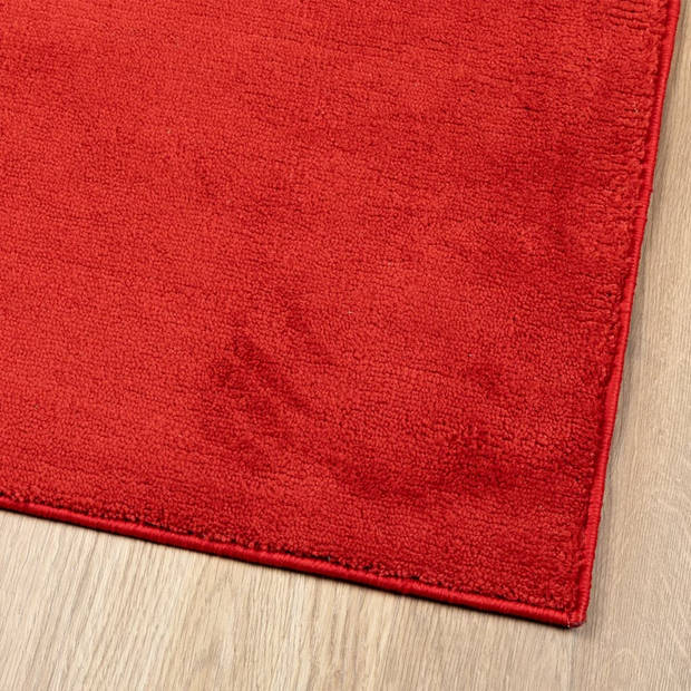 vidaXL Vloerkleed OVIEDO laagpolig 160x230 cm rood