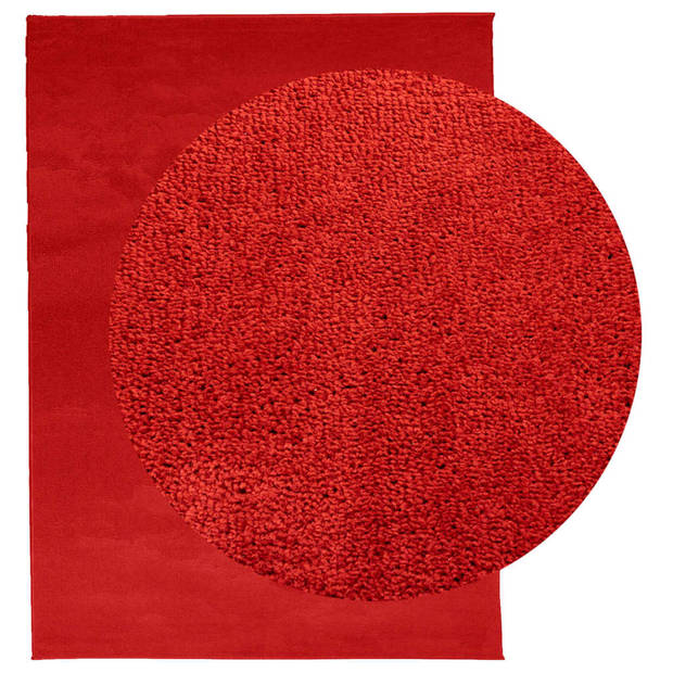 vidaXL Vloerkleed OVIEDO laagpolig 240x340 cm rood