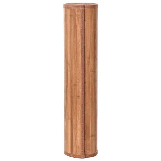 vidaXL Vloerkleed rechthoekig 80x400 cm bamboe naturel
