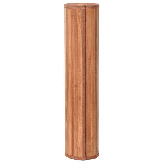 vidaXL Vloerkleed rechthoekig 60x400 cm bamboe bruin