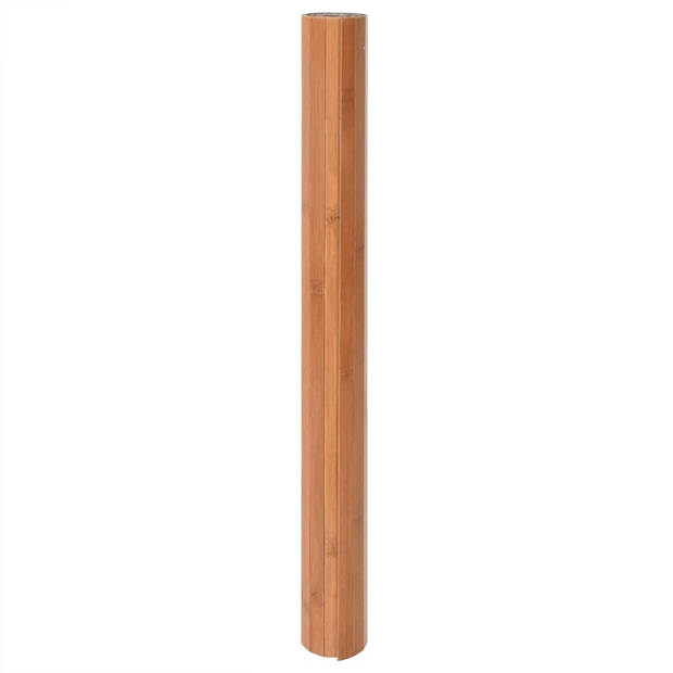 vidaXL Vloerkleed rechthoekig 80x200 cm bamboe naturel