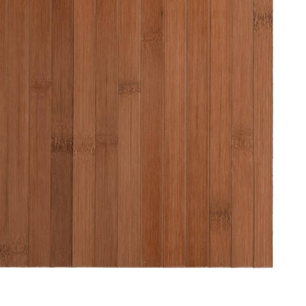 vidaXL Vloerkleed rechthoekig 70x100 cm bamboe bruin