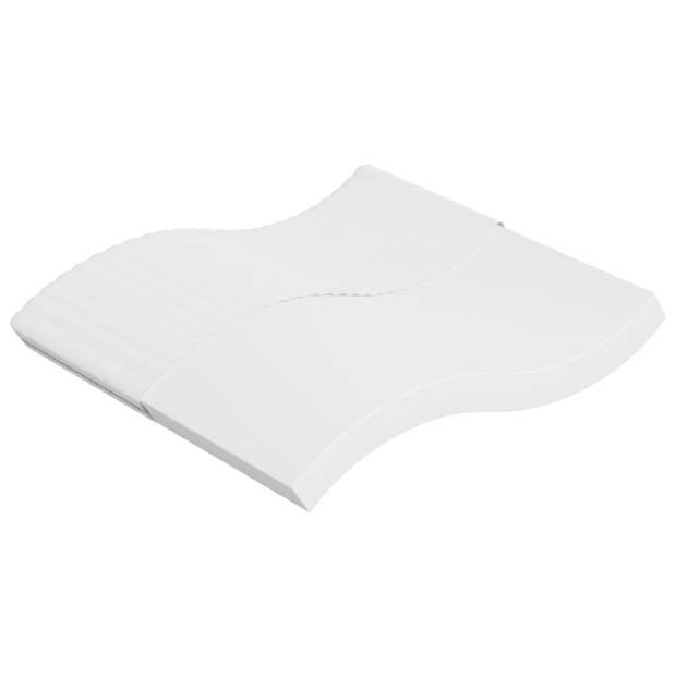 vidaXL Schuimmatras middelzacht 200x200 cm