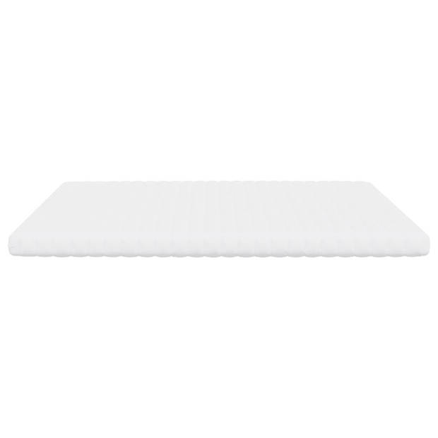 vidaXL Schuimmatras 7 zones hardheid 20 ILD 200x200 cm wit