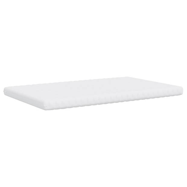 vidaXL Schuimmatras 7 zones hardheid 20 ILD 120x200 cm wit