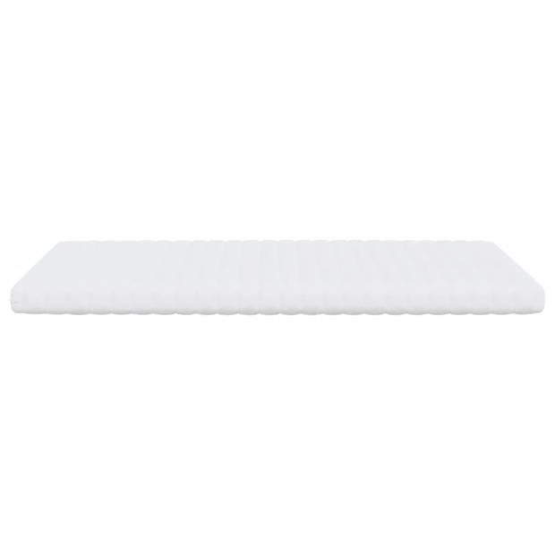 vidaXL Schuimmatras 7 zones hardheid 20 ILD 120x200 cm wit