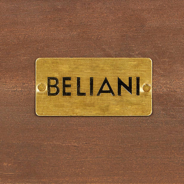 Beliani SASSARI - Tuintafel-Donkere houtkleur-Acaciahout