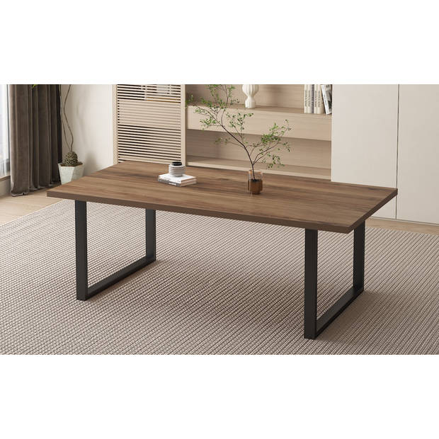 Interiax Eettafel 'Oliver' 200 cm Decor Mango