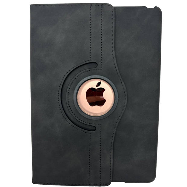 HEM Silky Black iPad hoes geschikt voor iPad Air (2024) - 13 inch Draaibare Autowake Cover - iPad Air 2024 hoes - iPad