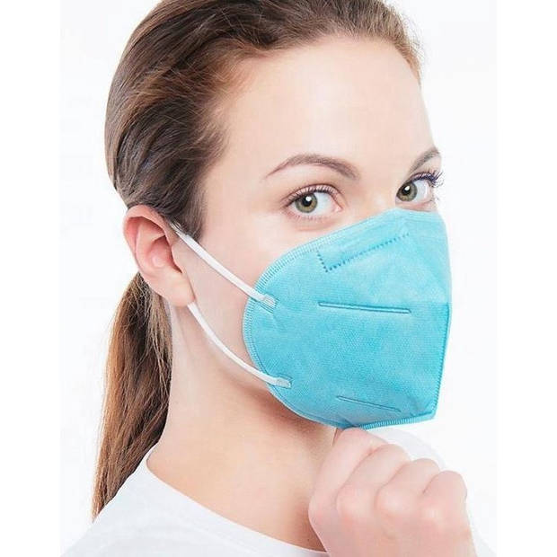 Medische Mondkapjes FFP2 - 97% filter N97 - 50 pack gezichtsmaskers - Mondkapjes