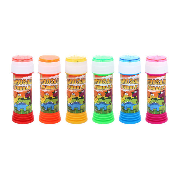 Bellenblaas - 10x - dinosaurus - 50 ml - voor kinderen - uitdeel cadeau/kinderfeestje - Bellenblaas