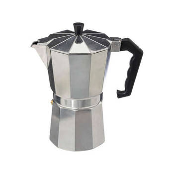 5Five Percolator Italiaans koffiezetapparaat - Aluminium - zilver - 450 ml - Koffiezetter - Percolators