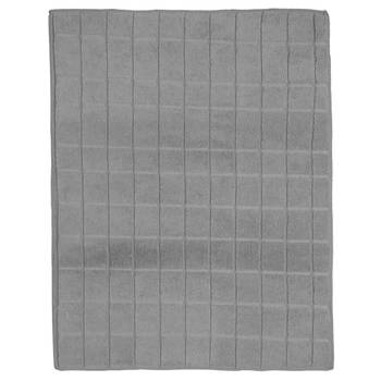 5Five Afwas afdruipmat keuken - absorberend- microvezel - grijs stip- 38 x 50 cm - Afdruiprekken