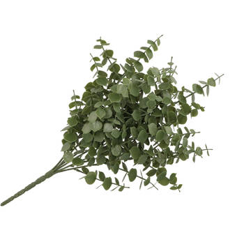 DK Design Kunstbloem Eucalyptus tak bundel - 47 cm - groen - Kunstbloemen