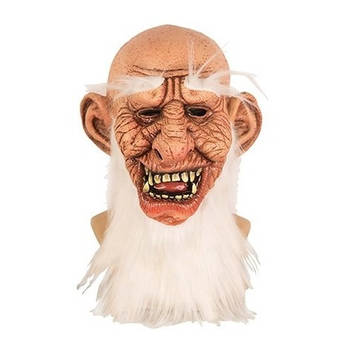 Oude dwerg horror/halloween masker van latex - Verkleedmaskers