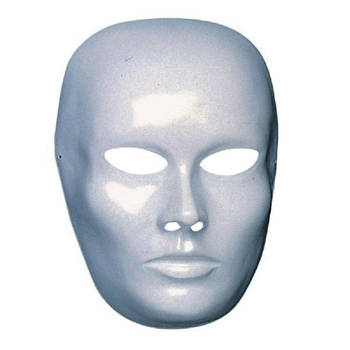 Wit dames gezicht maskers - Verkleedmaskers
