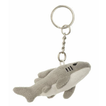 Nature Planet Pluche Haaien knuffel sleutelhanger - 6 cm - Speelgoed dieren sleutelhangers - Knuffel sleutelhangers