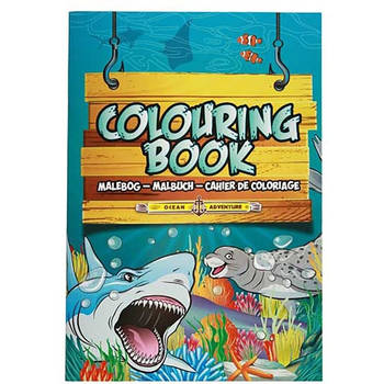 Kinderspeelgoed oceaan dieren thema kleurplaten A4 formaat kleurboeken/tekenboeken - Kleurboeken