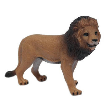 Bruine speelgoed leeuw 9 cm - Speelfiguren